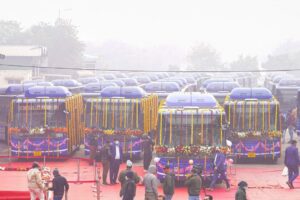 100 CNG New Busses in Delhi
